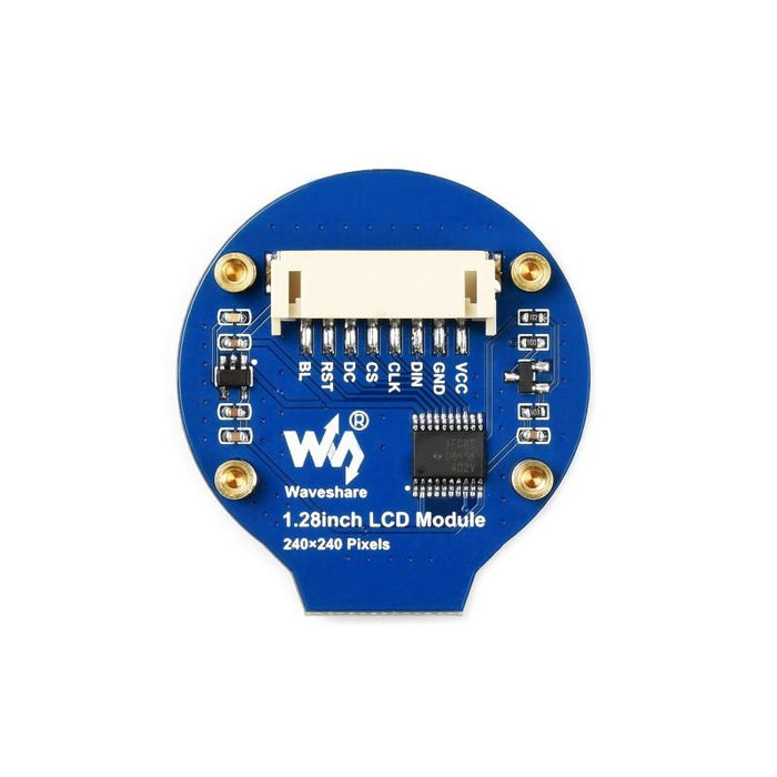 Circular 1.28 inch RGB IPS LCD 240x240p GC9A01 Controller 65K 4 Wire SPI Interface