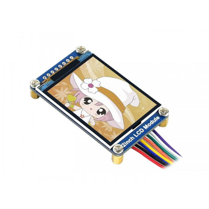 2.0 inch 262K RGB IPS LCD 240x320p ST7789 Driver Controller 3.3V SPI Interface