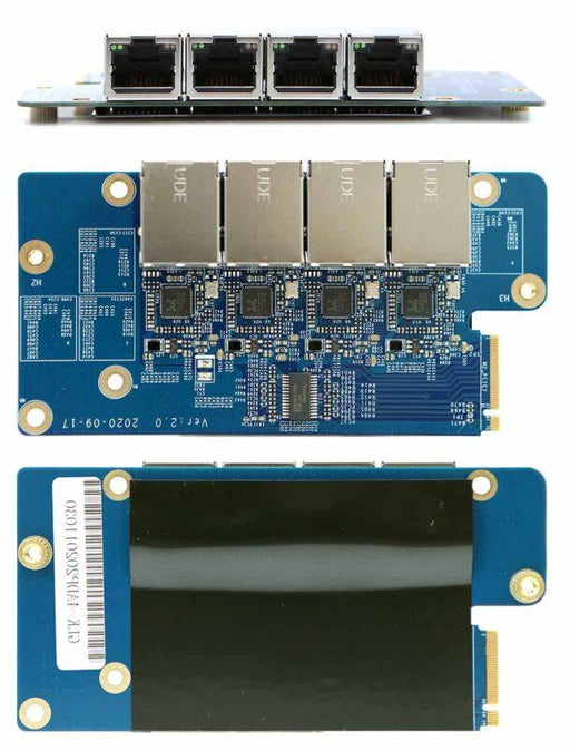 Odroid H2 and H2+ Net Card with 4x 2.5 GbE Ports
