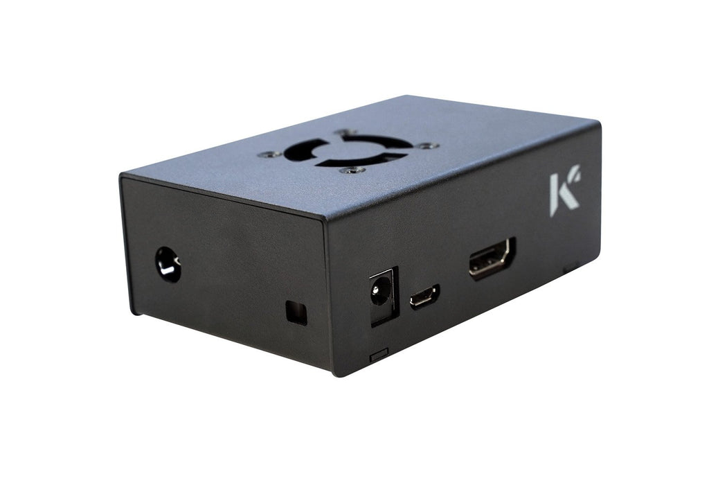 KKSB Odroid C4 Case with DIN Rail Clip and Cooling Fan