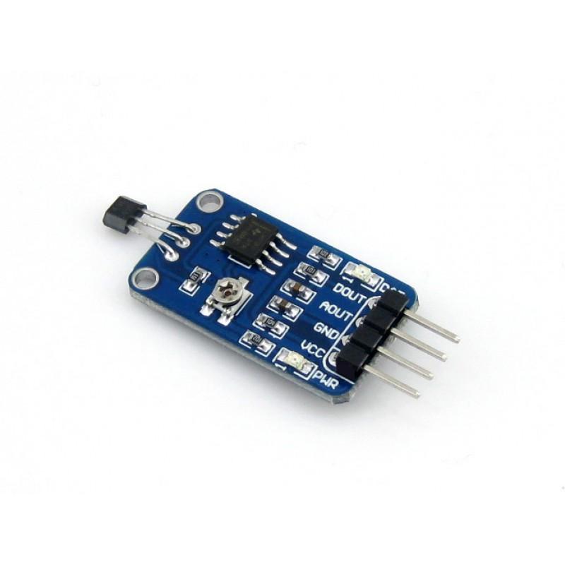 49E Magnetic Field Detector Hall Sensor with Voltage Comparator LM393